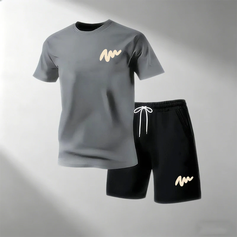 Home Gym Usa - Fashion Men's Street T-Shirts Sets 2