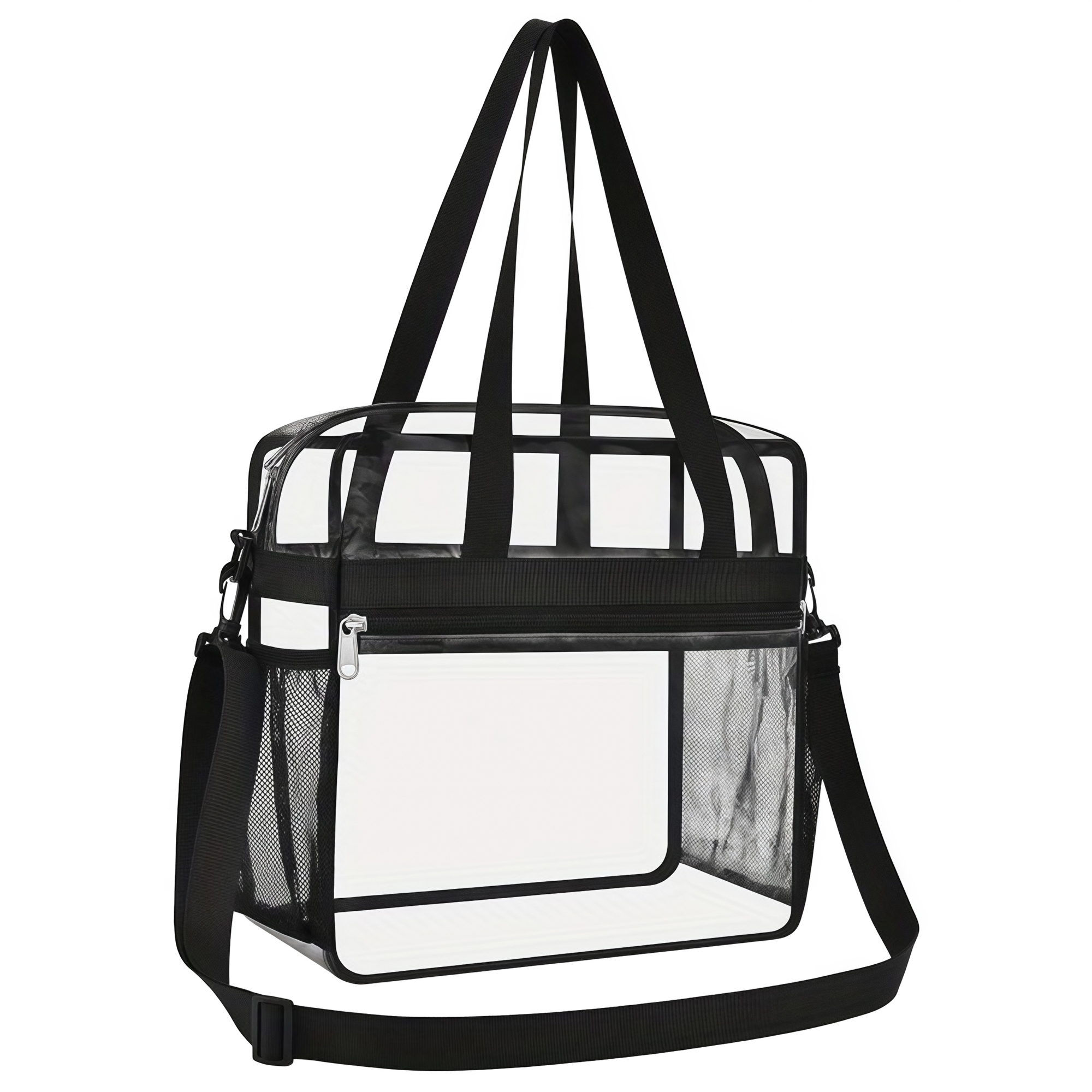 Home Gym Packages - Clear Convertible Tote Crossbody Bag Stadium