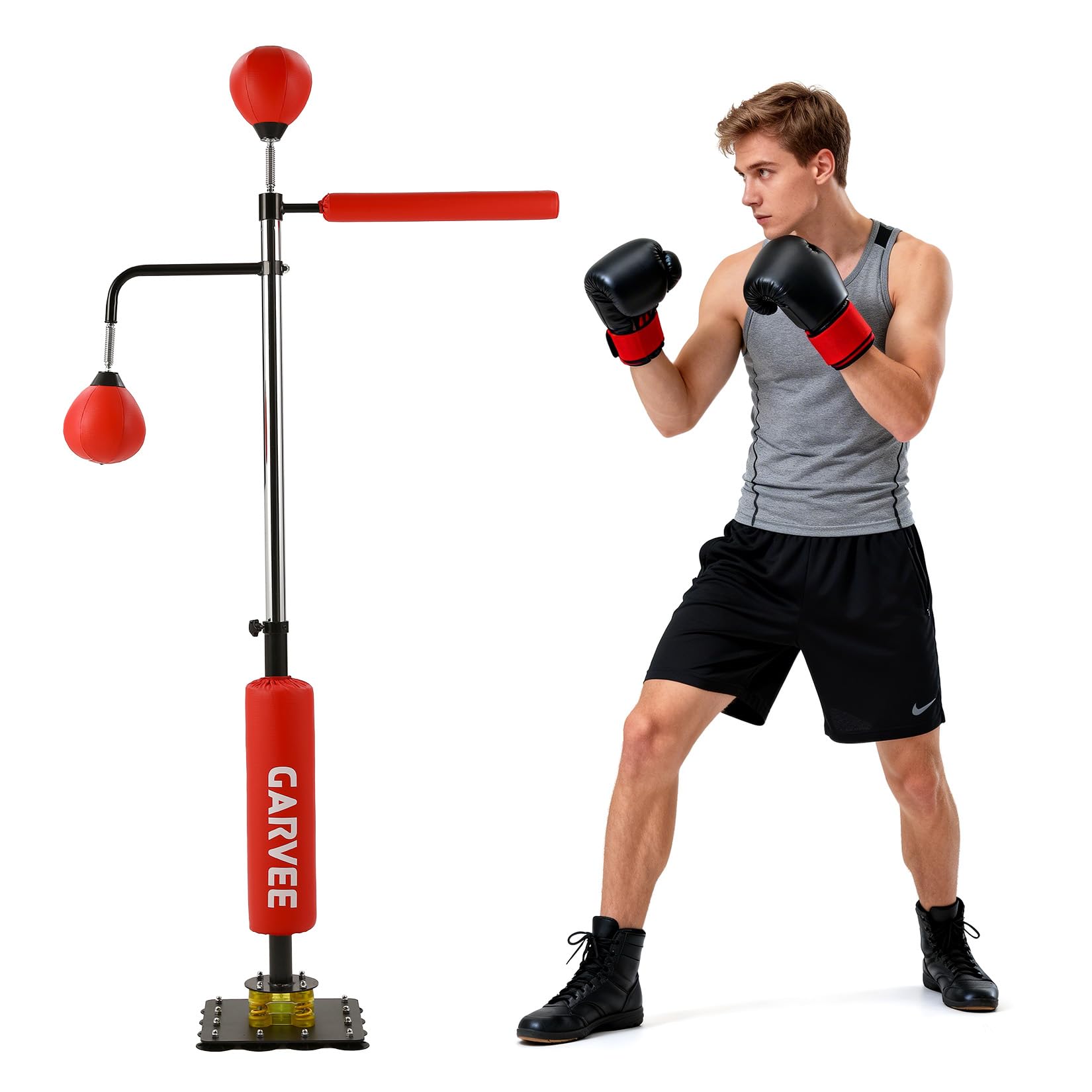 Speed Bag Boxing - Punching Bag Free Standing with 2