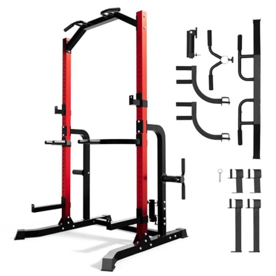 Home Gym Pull Up Bar - Multi-Functional Home Gym Power Rack with
