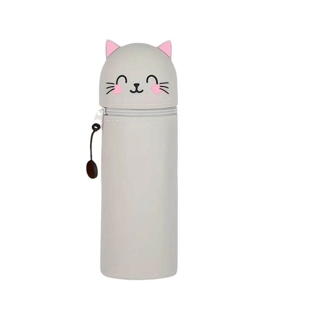 Boxing Bag Stand - Silicone Cartoon Pencil Case with Zipper,