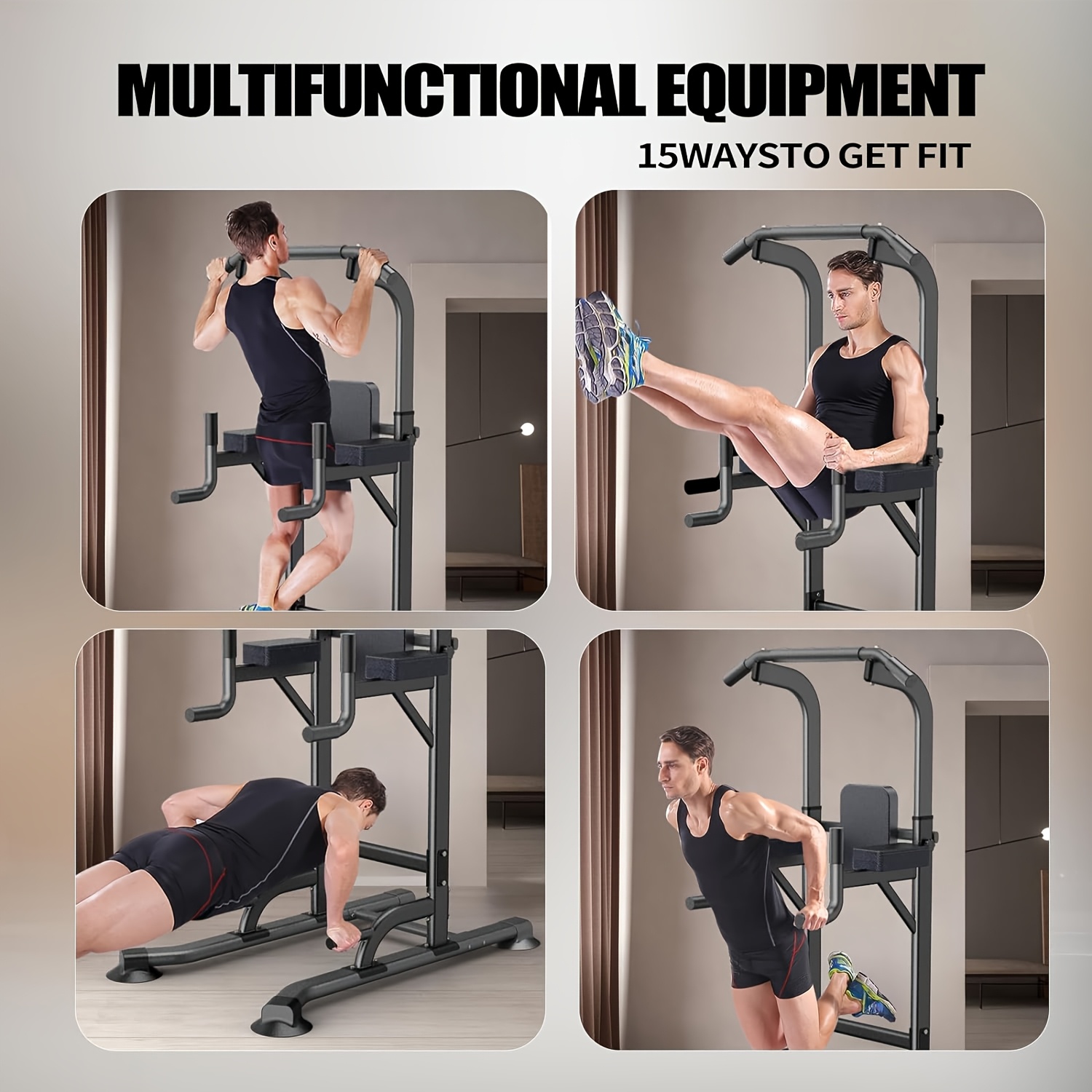 Djustable Height Power Tower D - Home Gym Pull Up Bar 리뷰 및 가격