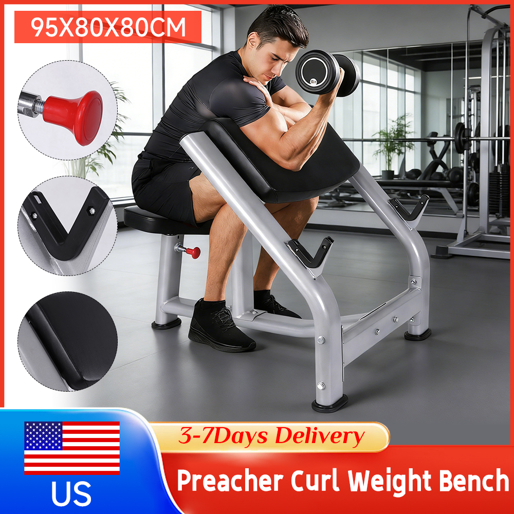 Adjustable Preacher Curl Bench - Home Gym Dumbbell Workout 리뷰 및 가격