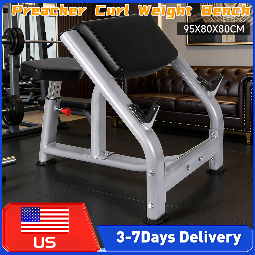 Adjustable Preacher Curl Bench - Home Gym Dumbbell Workout 리뷰 및 가격