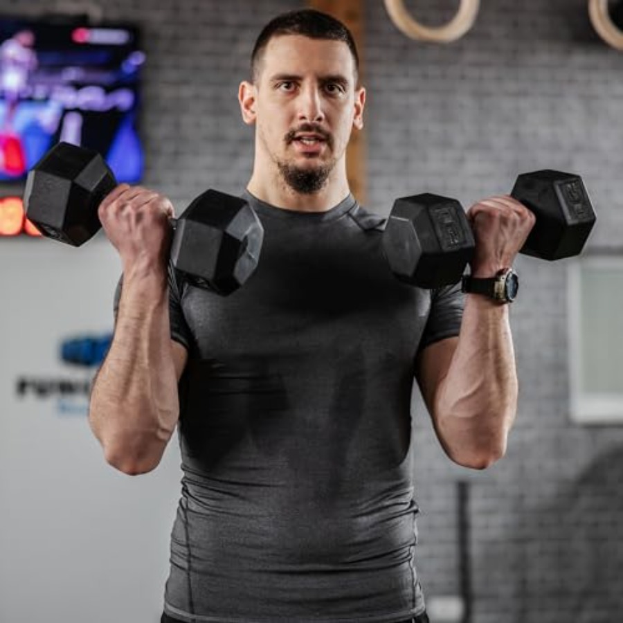40lbs/45lbs/50lbs Rubber Dumbb - Home Gym Dumbbell Workout 리뷰 및 가격