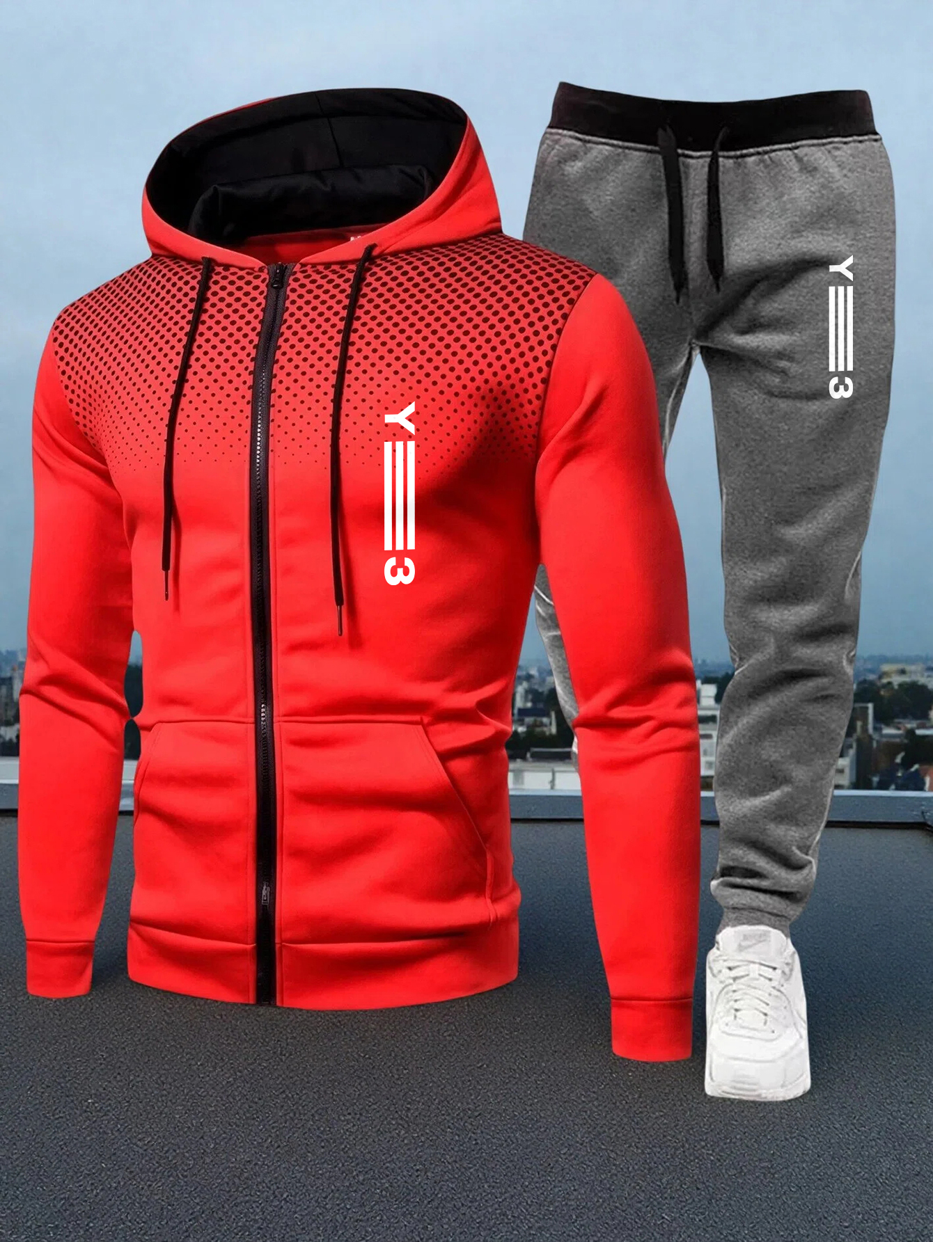 Mens Tracksuit Print Casual Si - Home Gym Usa 리뷰 및 가격