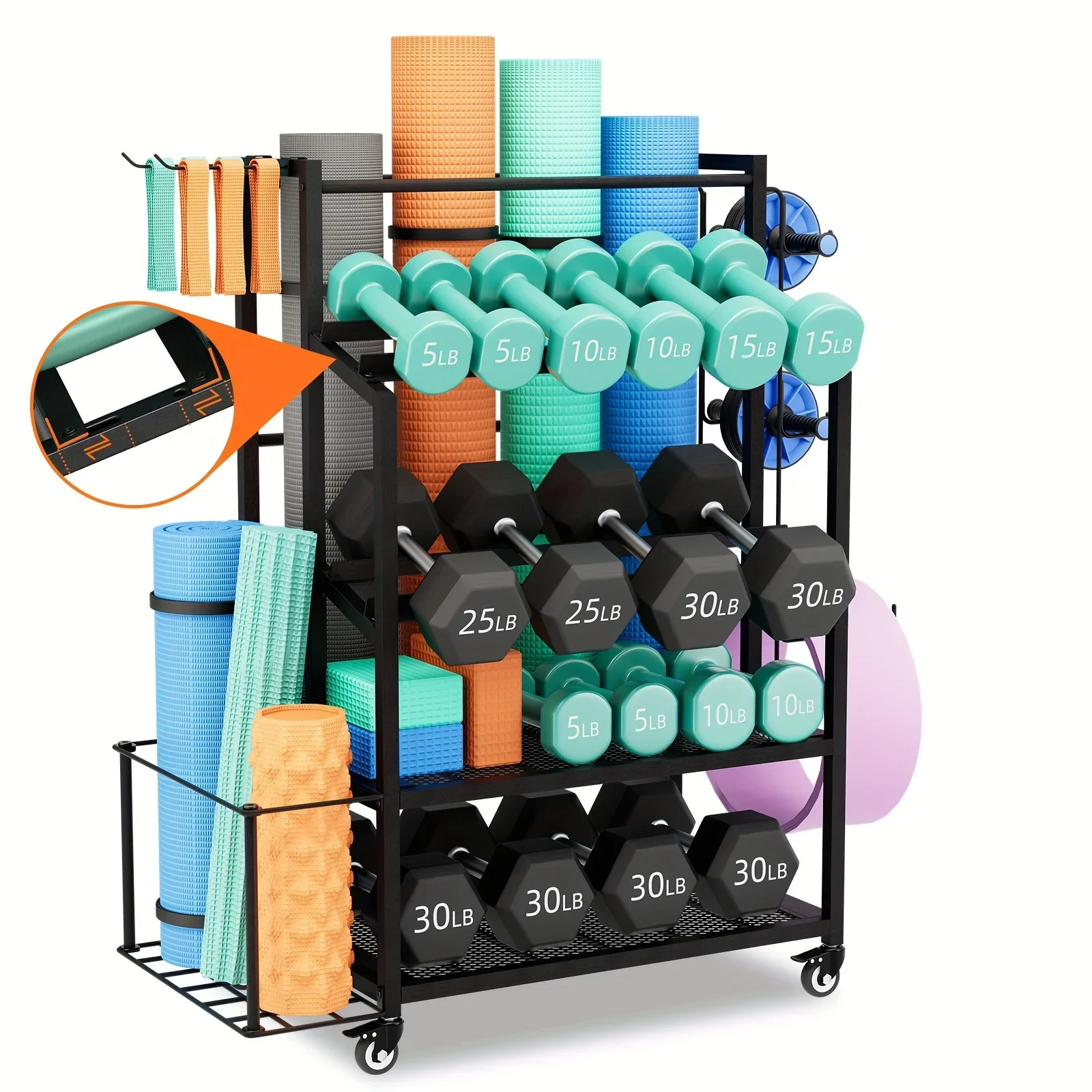 KEEHOME 600LBS Dumbbell Rack W - Home Gym Dumbbell Workout 리뷰 및 가격