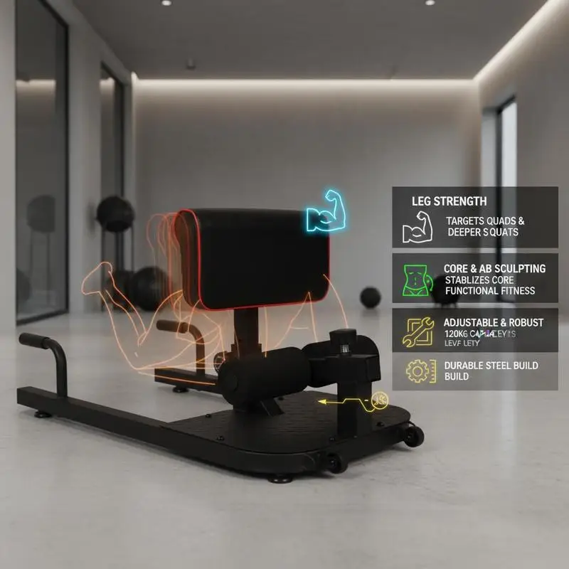 Squat Machine with Push Up Sta - Home Gym Hip Thrust Machine 리뷰 및 가격