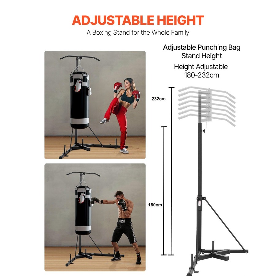 2 in 1 Punching Bag Stand Stee - Boxing Bag Stand 리뷰 및 가격