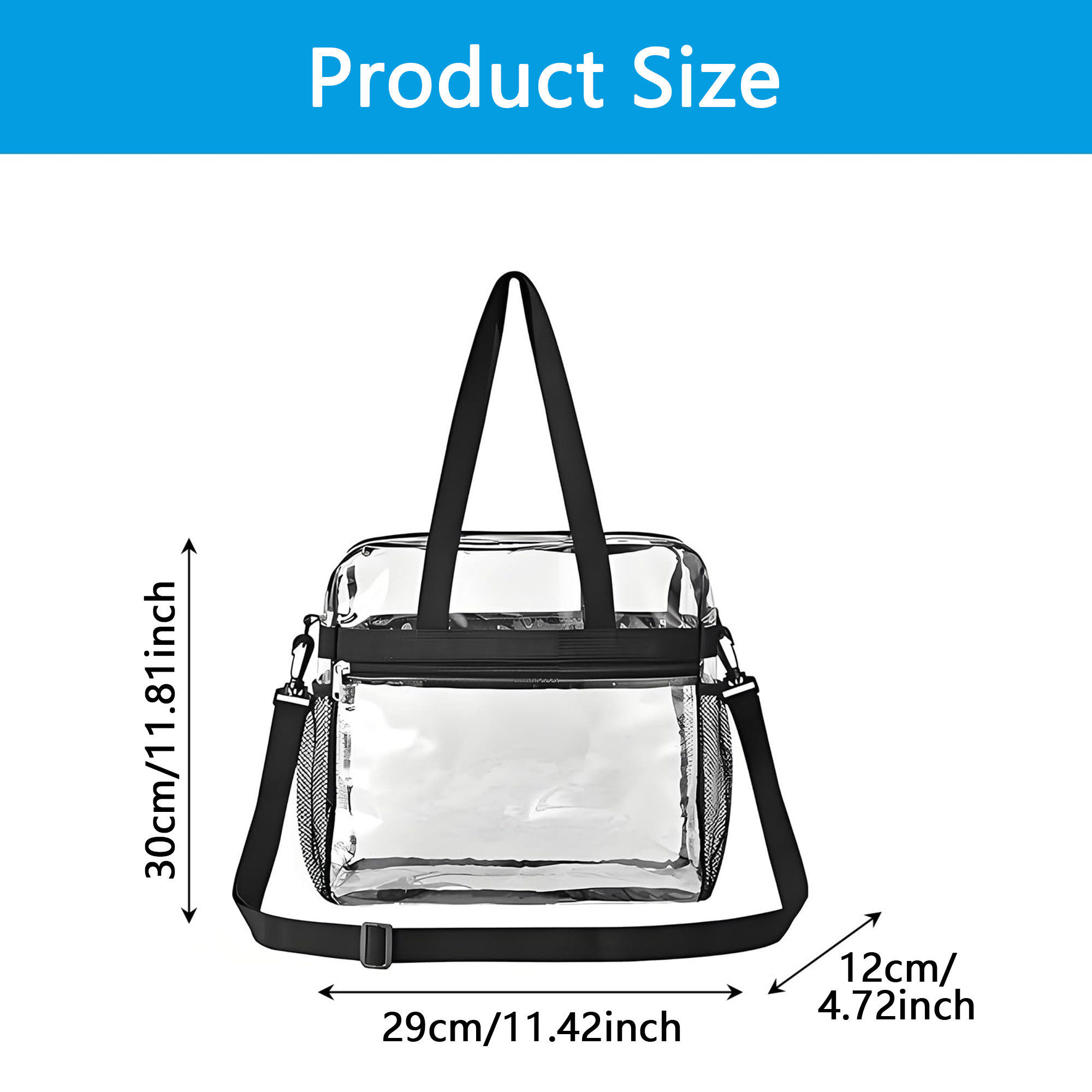 Clear Convertible Tote Crossbo - Home Gym Packages 리뷰 및 가격
