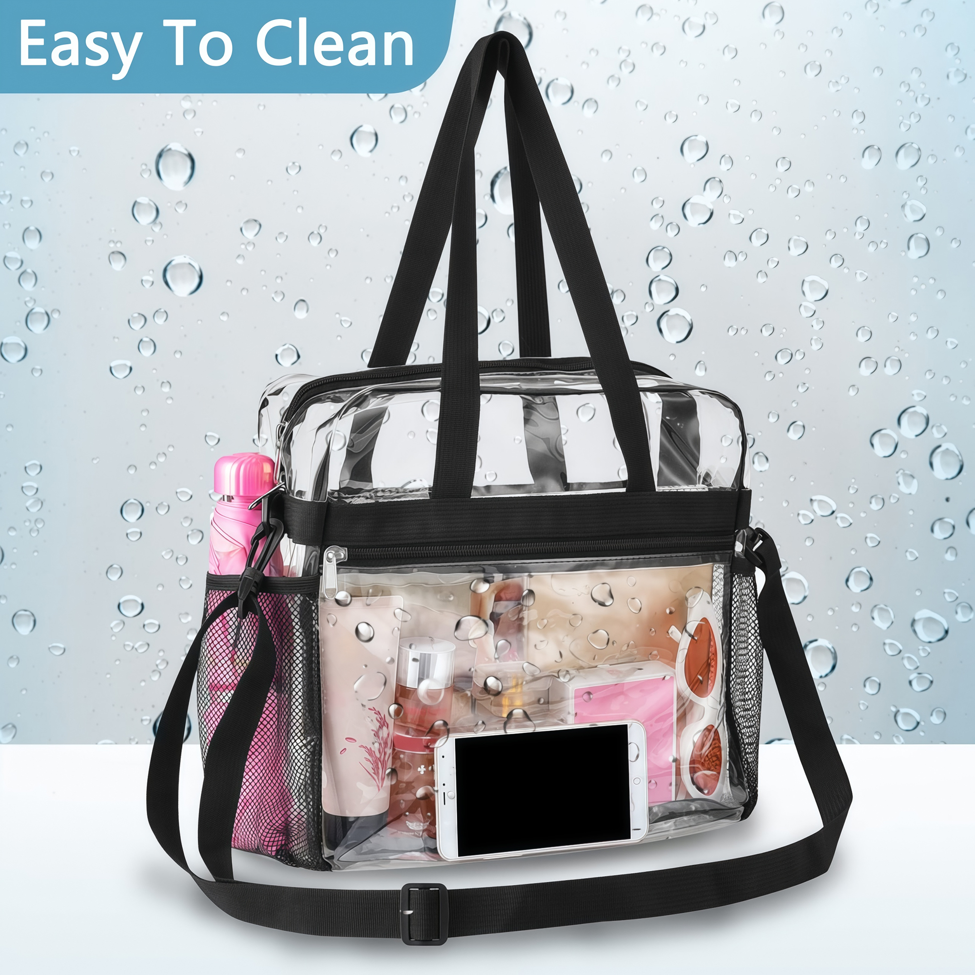 Clear Convertible Tote Crossbo - Home Gym Packages 리뷰 및 가격