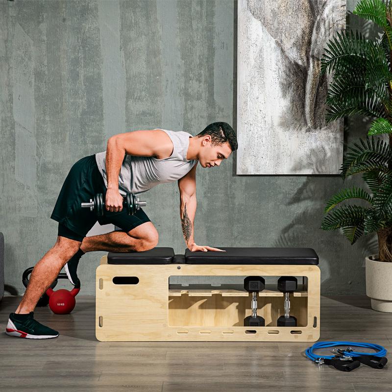 Soozier Wooden Workout Bench w - Home Gym Luxury 리뷰 및 가격