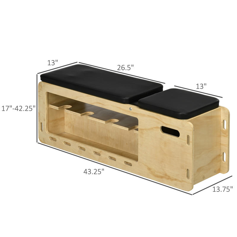 Soozier Wooden Workout Bench w - Home Gym Luxury 리뷰 및 가격