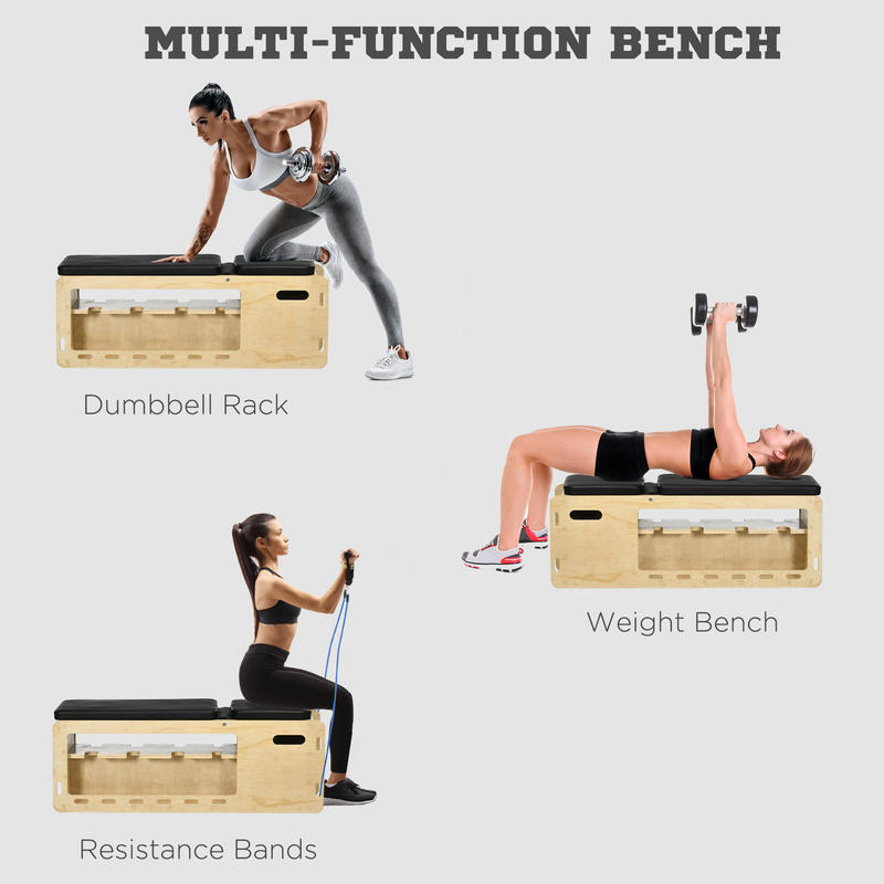 Soozier Wooden Workout Bench w - Home Gym Luxury 리뷰 및 가격