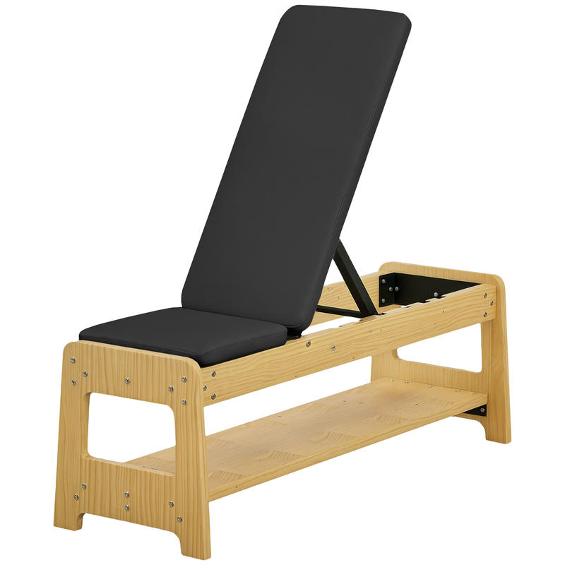 Wooden Adjustable Weight Bench - Home Gym Dumbbell Workout 리뷰 및 가격