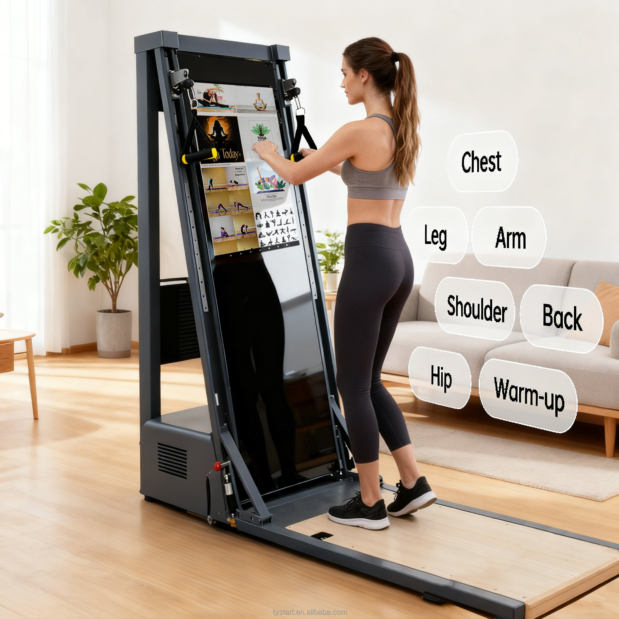 Tystart Ai Smart Fitness Mirro - Home Gym Luxury 리뷰 및 가격