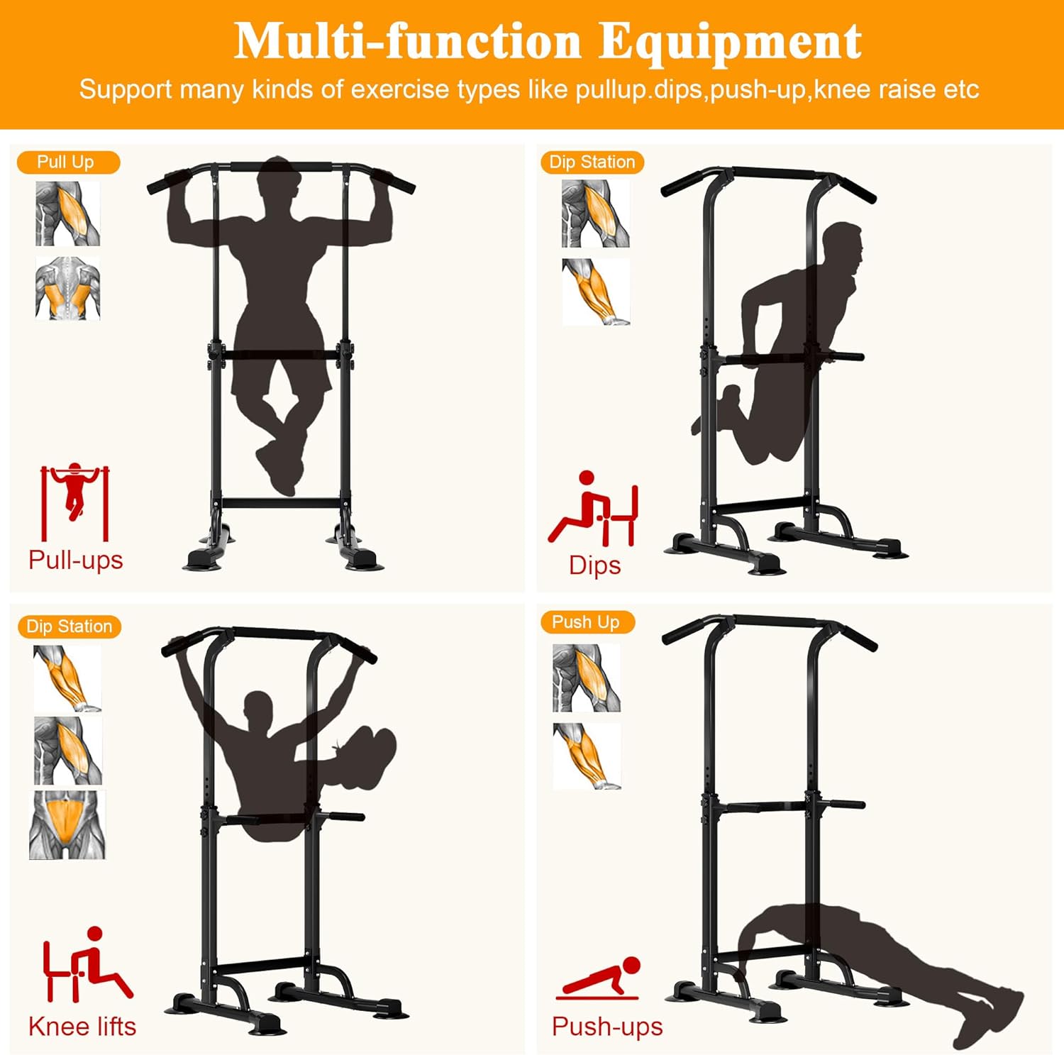 Power Tower Pull Up Dip Statio - Home Gym Pull Up 리뷰 및 가격