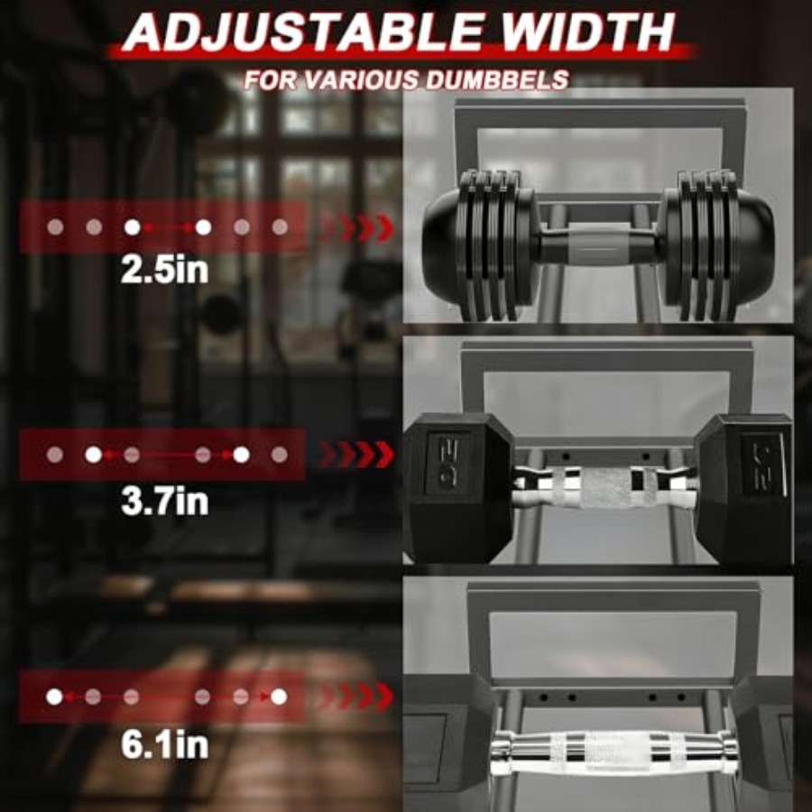 3-Tier Adjustable Dumbbell Rac - Home Gym Dumbbell Workout 리뷰 및 가격