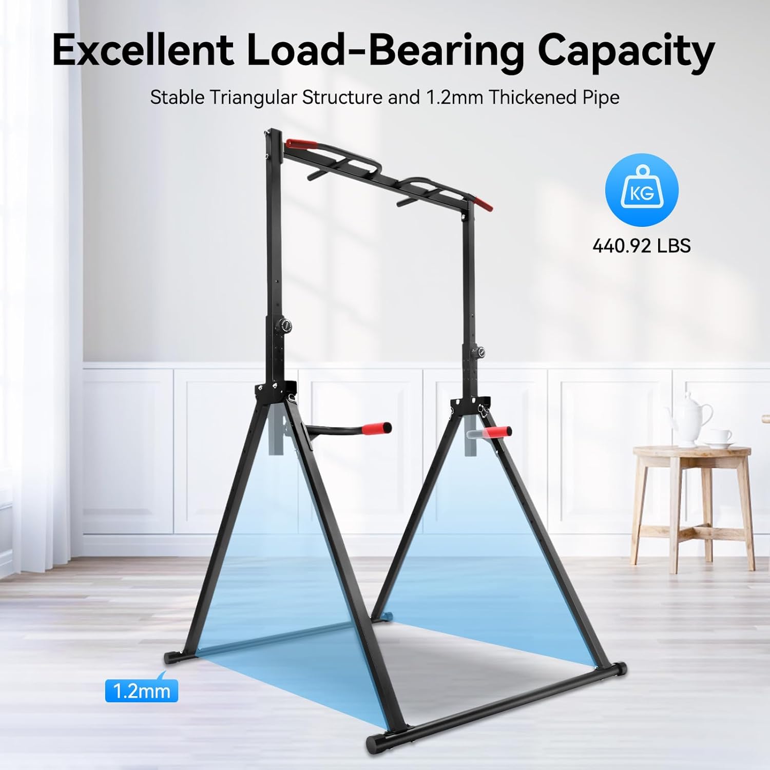 440 LBS Pull up Bar Free Stand - Dip Station Parallel 리뷰 및 가격