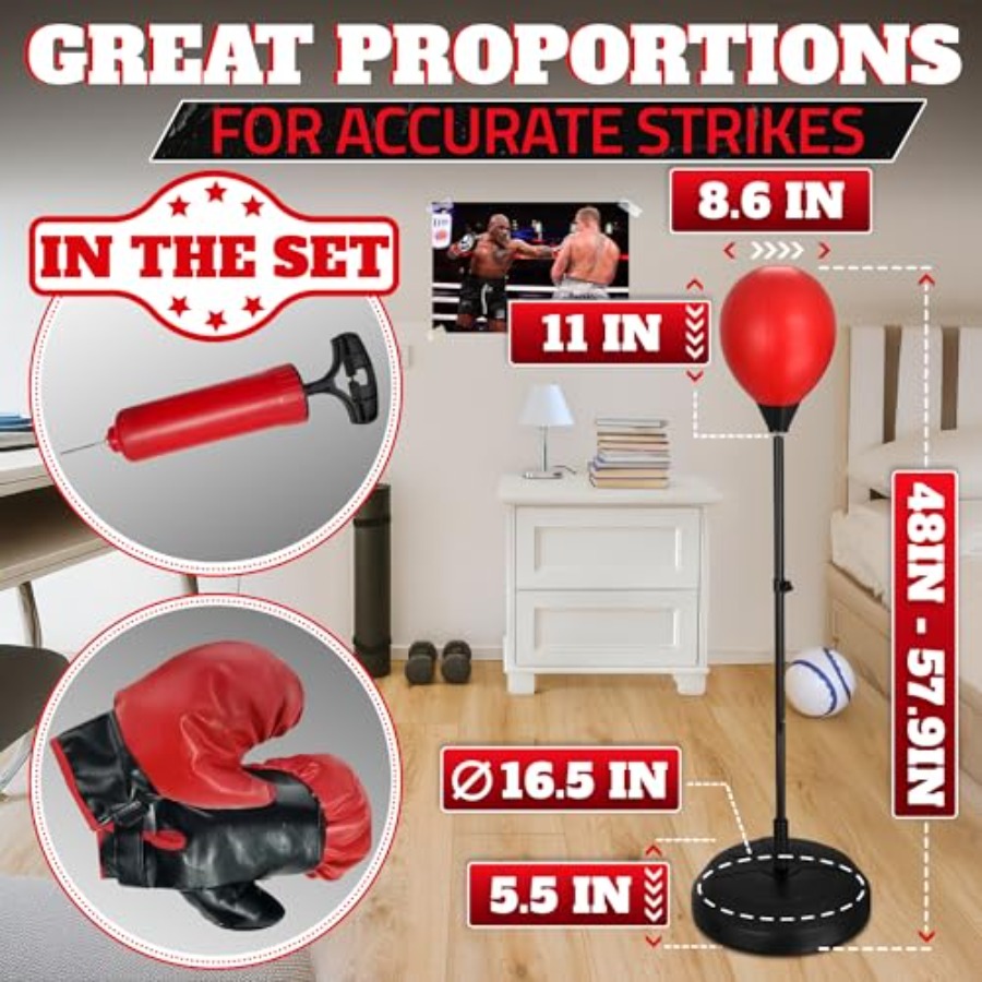 Adjustable Youth Punching Bag  - Boxing Bag Stand 리뷰 및 가격