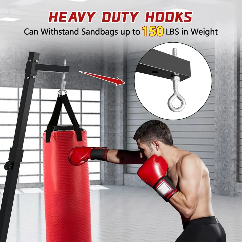 Adjustable Height Steel Heavy  - Boxing Bag Stand 리뷰 및 가격