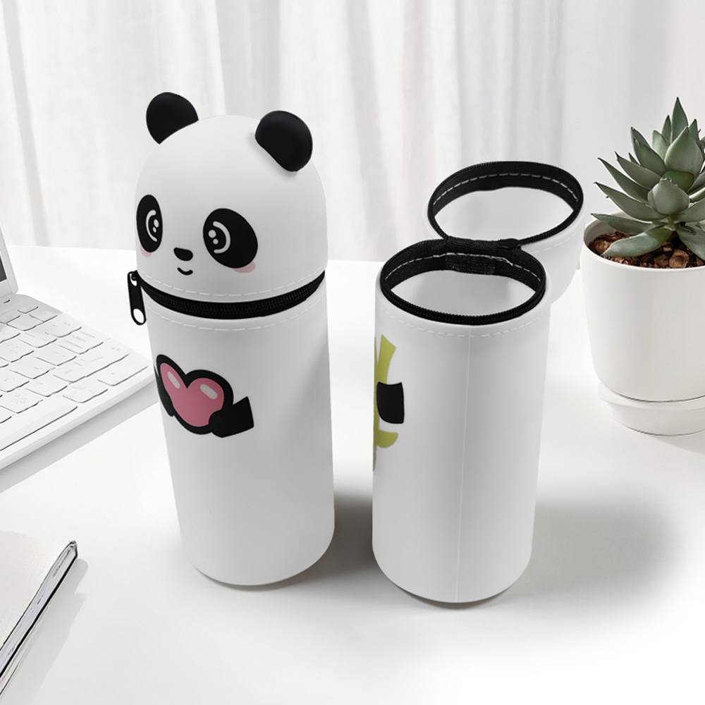 Silicone Cartoon Pencil Case w - Boxing Bag Stand 리뷰 및 가격
