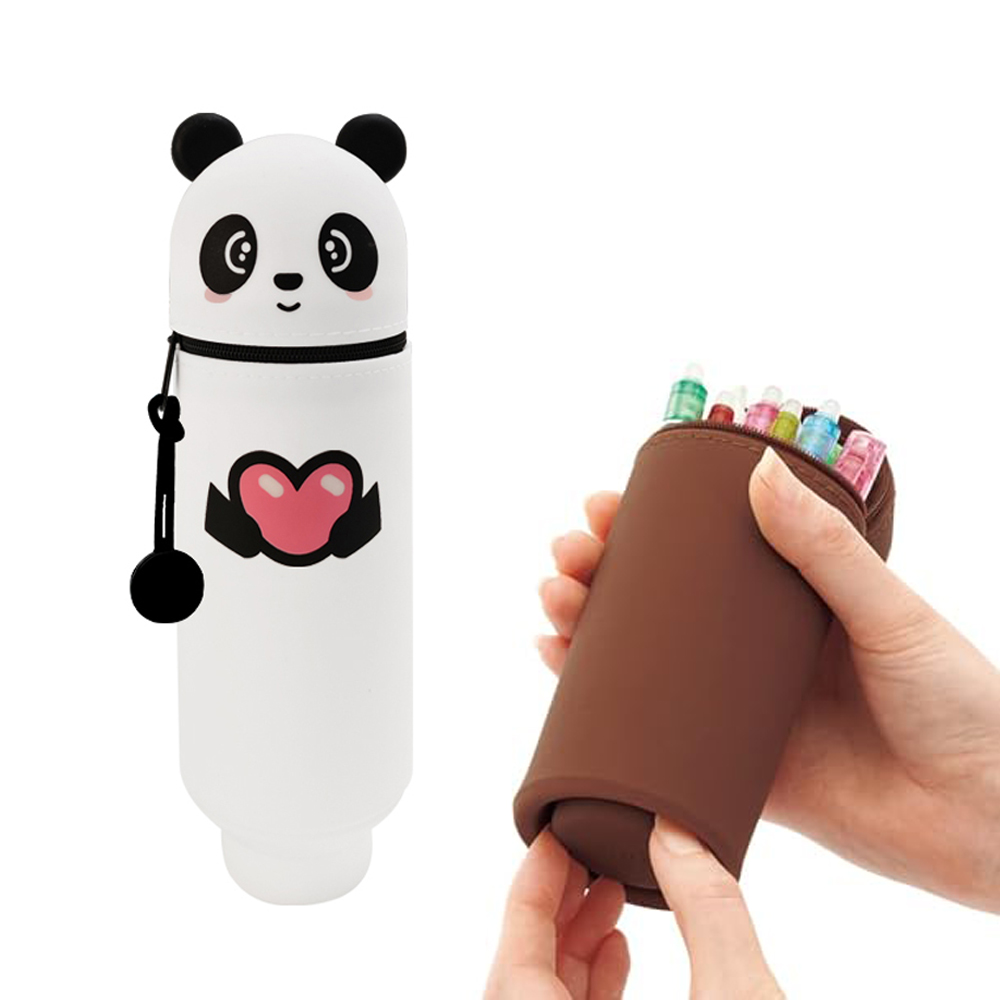 Silicone Cartoon Pencil Case w - Boxing Bag Stand 리뷰 및 가격