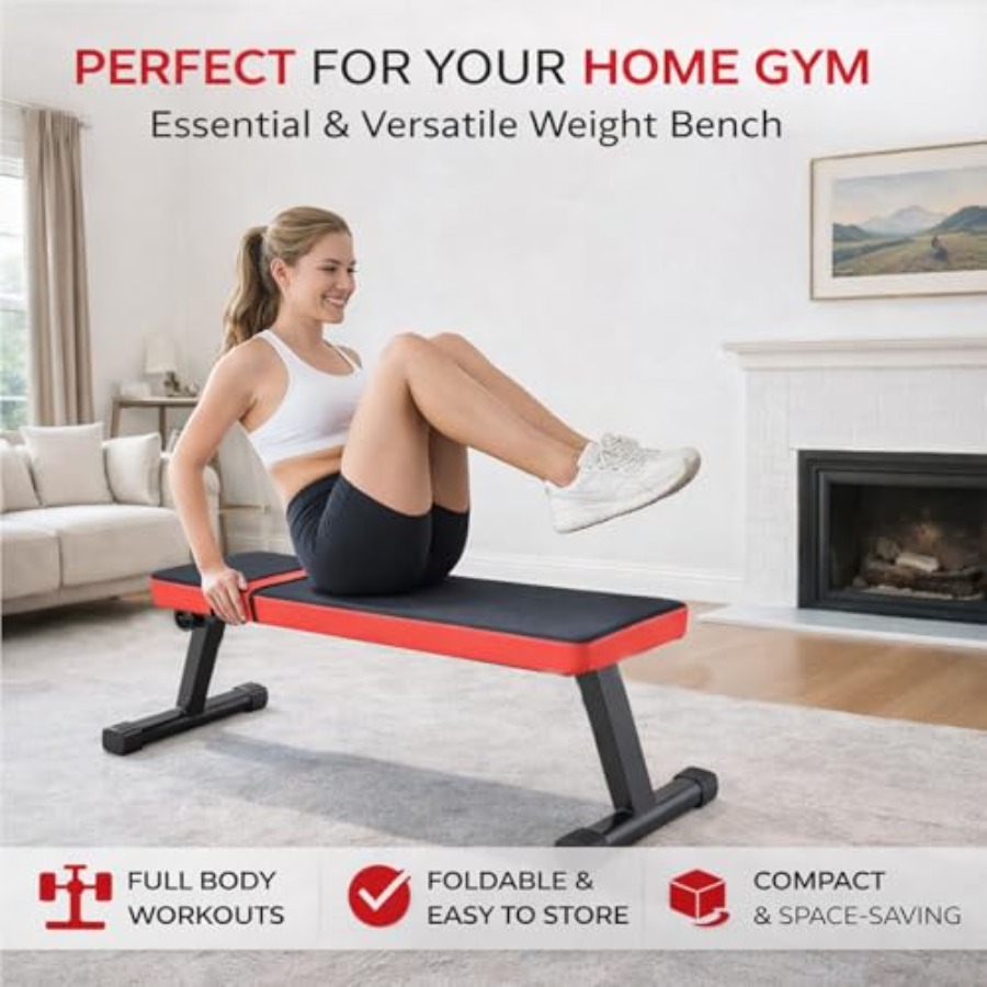 Flat Weight Bench for Home Gym - Home Gym Dumbbell Workout 리뷰 및 가격