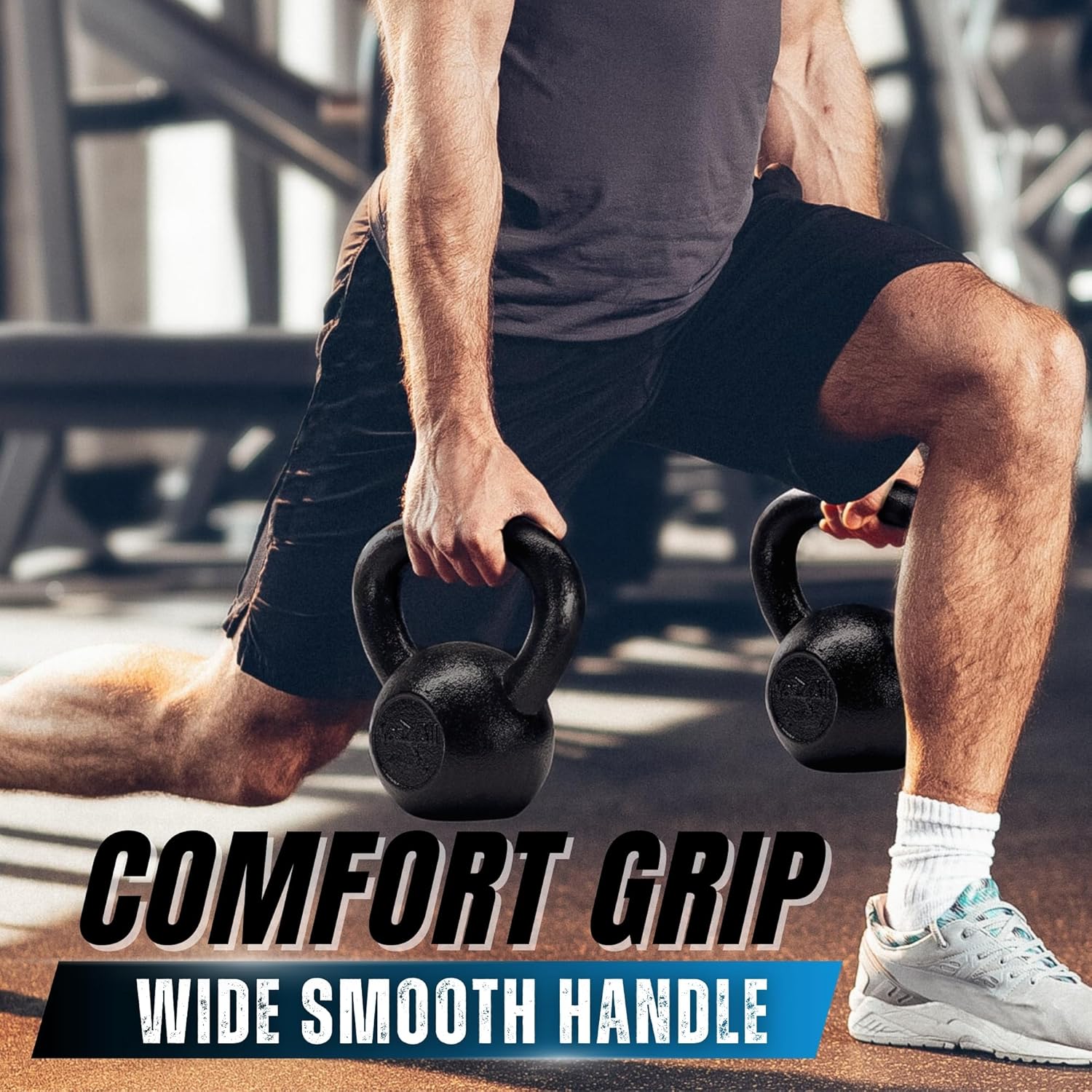 5-80 lbs Cast Iron Kettlebell  - Home Gym Dumbbell Workout 리뷰 및 가격