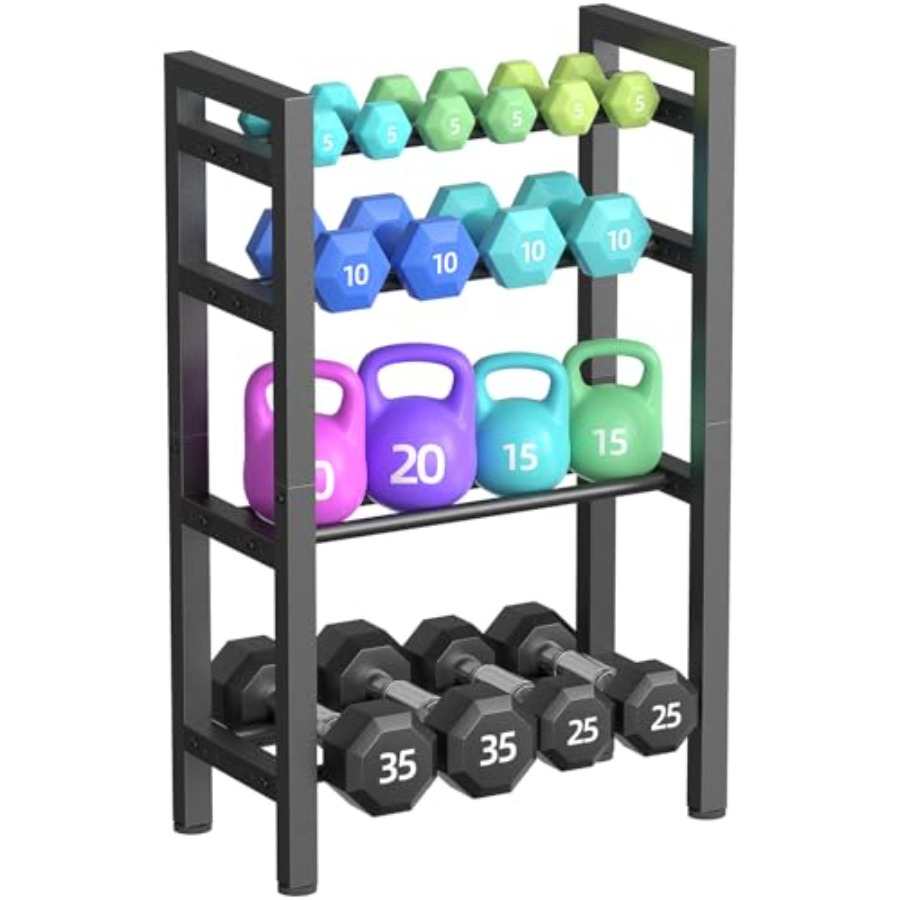 4 Tier Dumbbell RackAdjustable - Home Gym Dumbbell Workout 리뷰 및 가격