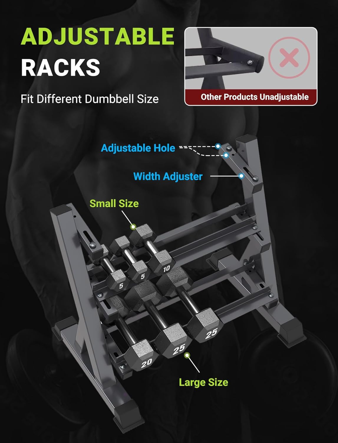 Home Gym Dumbbell Rack, 3 & 5  - Home Gym Usa 리뷰 및 가격